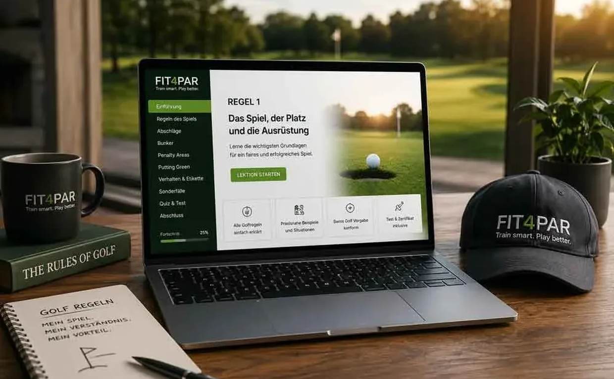 Online Golfregel- und Etikettekurs am Bildschirm