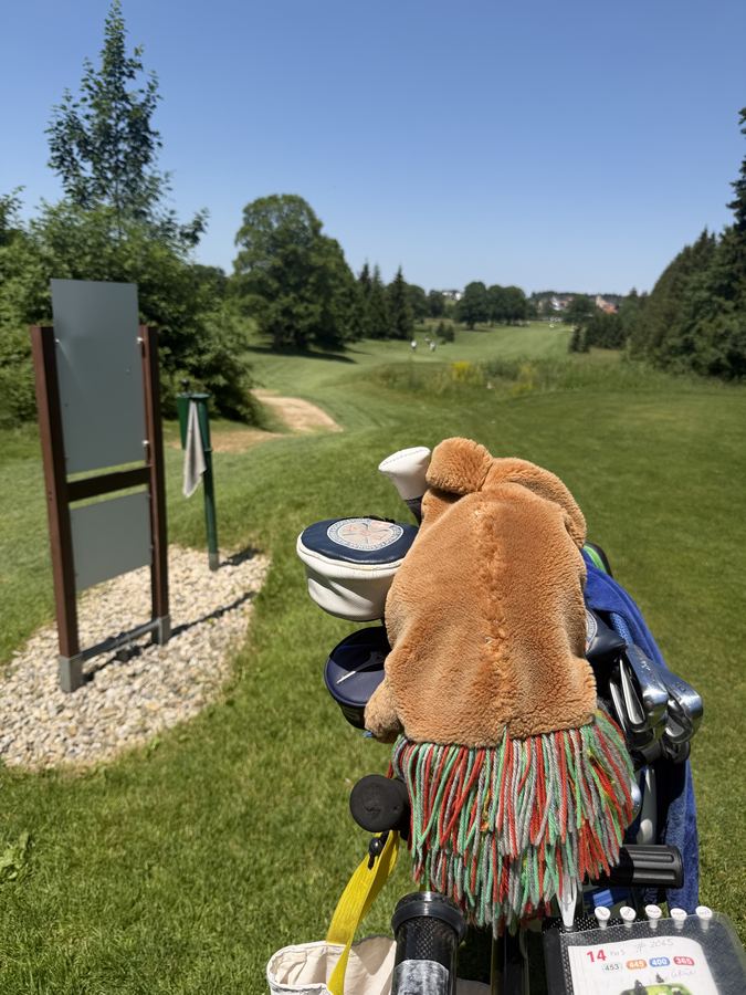 Blick über ein Fairway im Golf-Club Les Bois